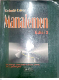 Image of Prinsip Dasar Manajemen Edisi 3
